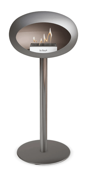 Le Feu - Dome Nickel Ground Steel High Pole - Fireplace - Grand Alfresco