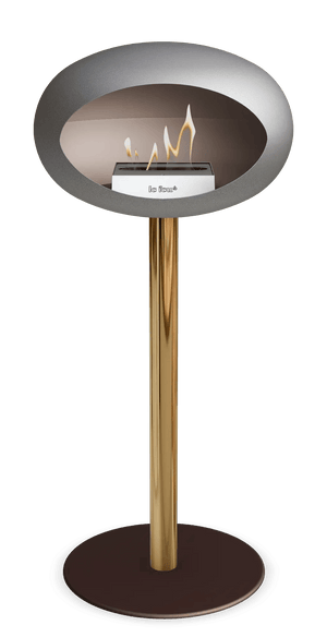 Le Feu - Dome Nickel Ground Steel High Pole - Fireplace - Grand Alfresco