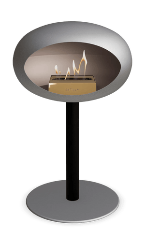 Le Feu - Dome Nickel Ground Steel Low Pole - Fireplace - Grand Alfresco