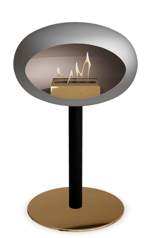 Le Feu - Dome Nickel Ground Steel Low Pole - Fireplace - Grand Alfresco