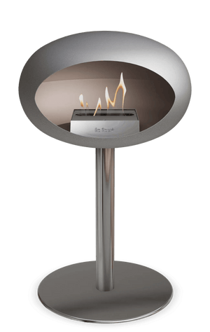 Le Feu - Dome Nickel Ground Steel Low Pole - Fireplace - Grand Alfresco