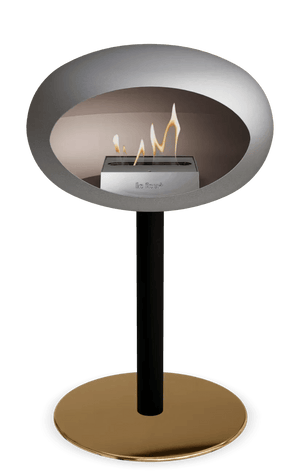 Le Feu - Dome Nickel Ground Steel Low Pole - Fireplace - Grand Alfresco