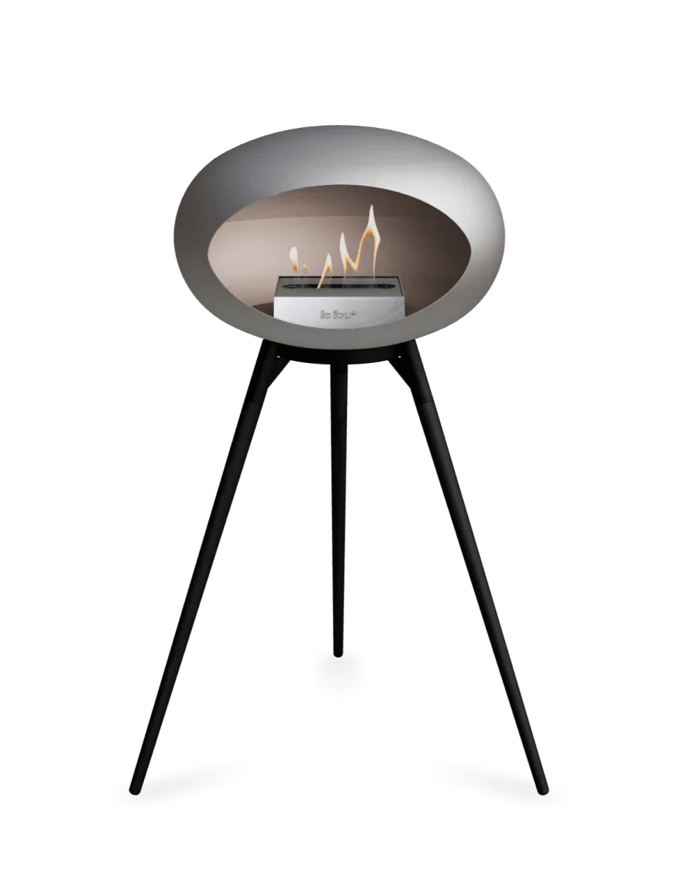 Le Feu - Dome Nickel Ground Wood High - Fireplace - Grand Alfresco