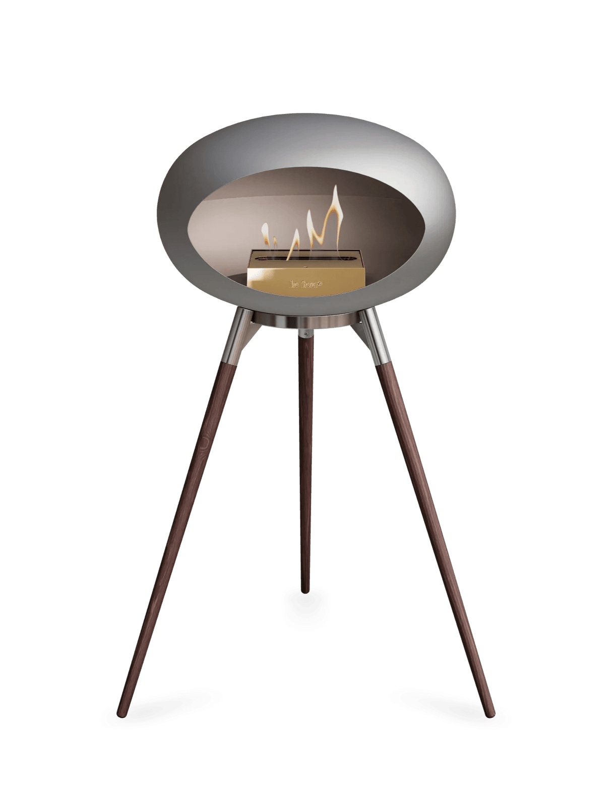 Le Feu - Dome Nickel Ground Wood High - Fireplace - Grand Alfresco