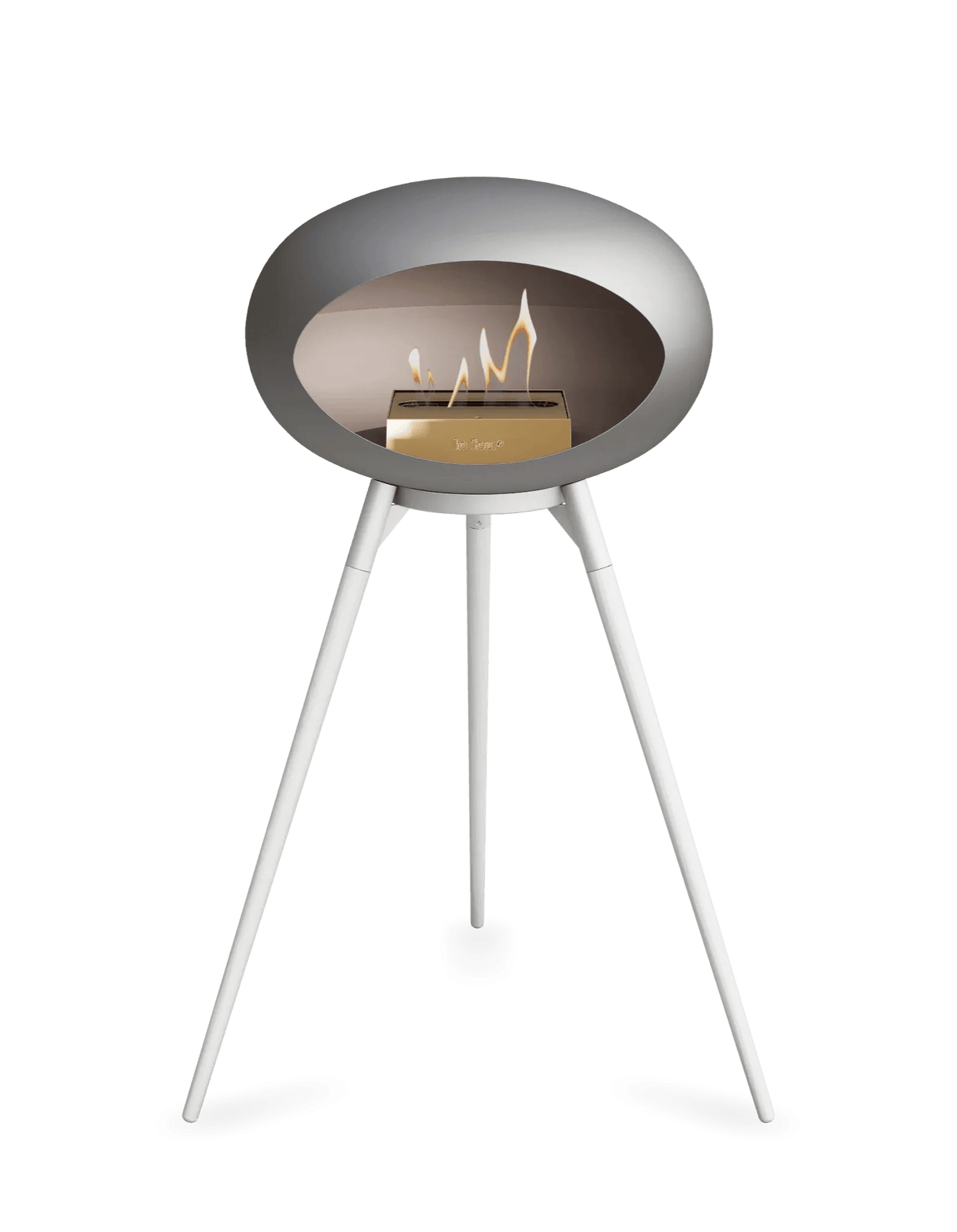 Le Feu - Dome Nickel Ground Wood High - Fireplace - Grand Alfresco