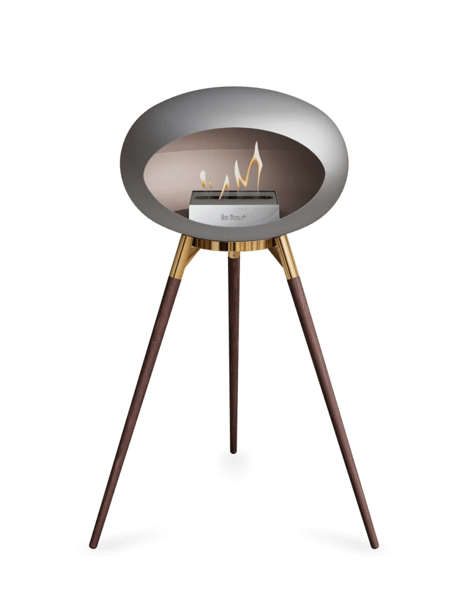 Le Feu - Dome Nickel Ground Wood High - Fireplace - Grand Alfresco