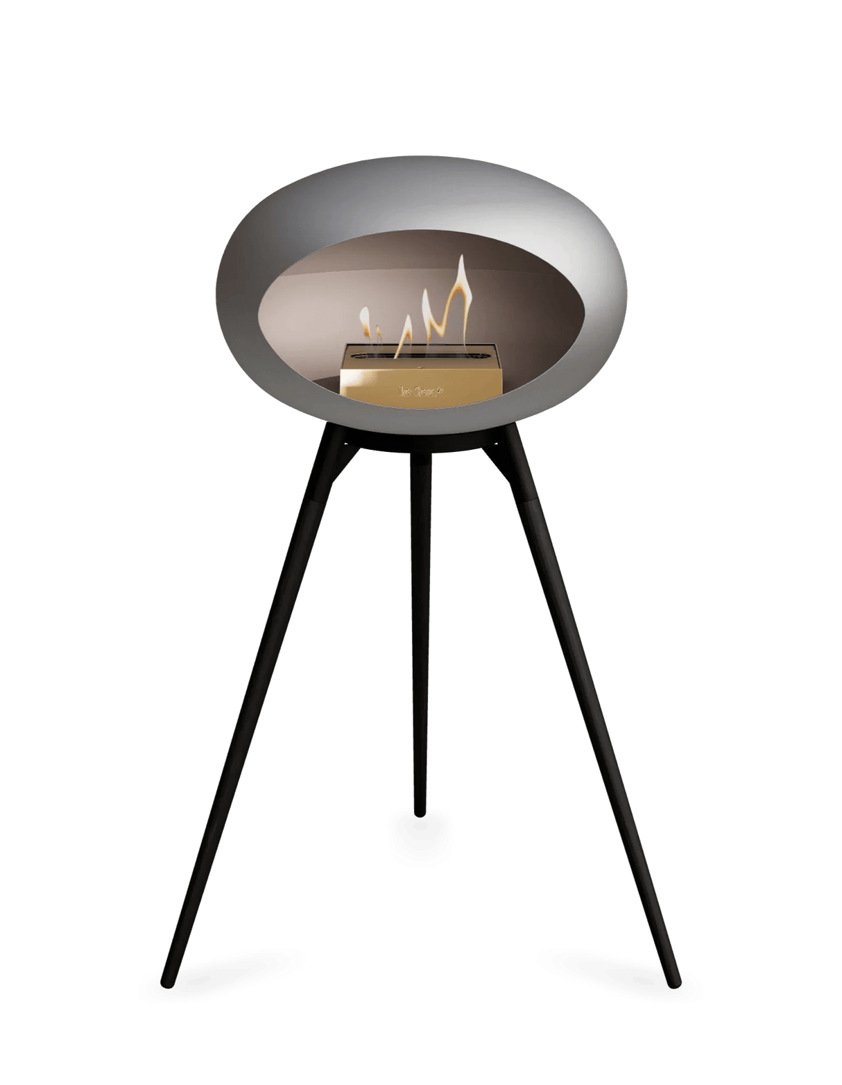 Le Feu - Dome Nickel Ground Wood High - Fireplace - Grand Alfresco