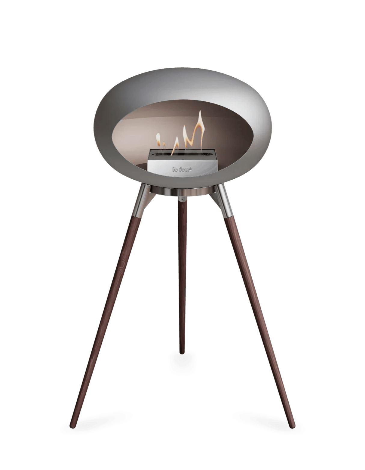 Le Feu - Dome Nickel Ground Wood High - Fireplace - Grand Alfresco