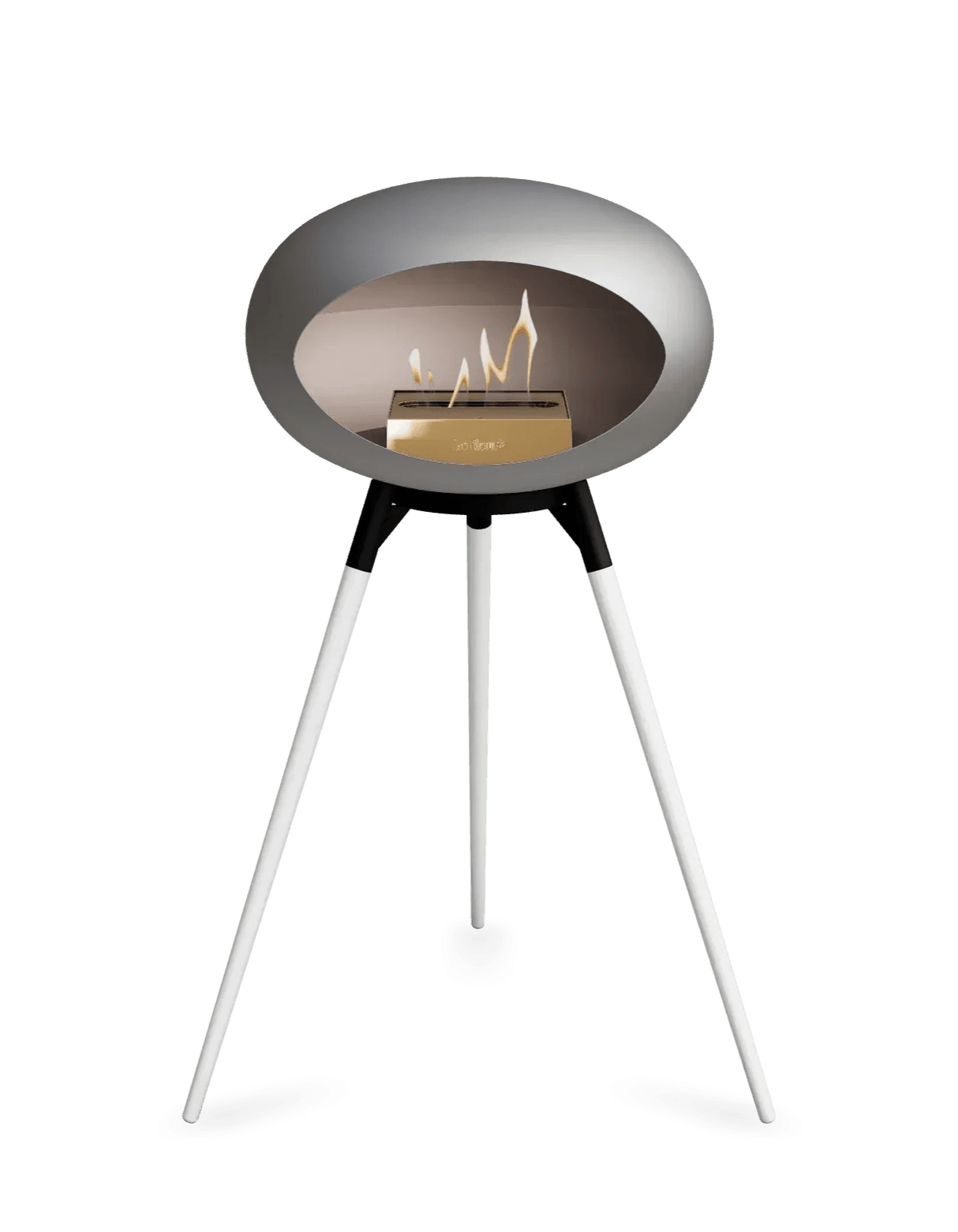 Le Feu - Dome Nickel Ground Wood High - Fireplace - Grand Alfresco