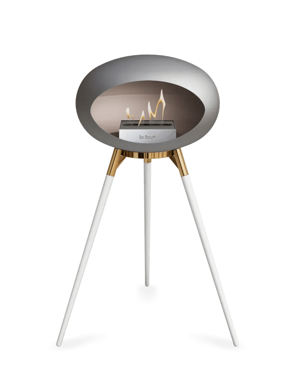 Le Feu - Dome Nickel Ground Wood High - Fireplace - Grand Alfresco