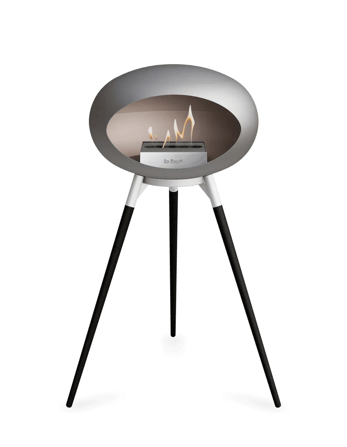 Le Feu - Dome Nickel Ground Wood High - Fireplace - Grand Alfresco