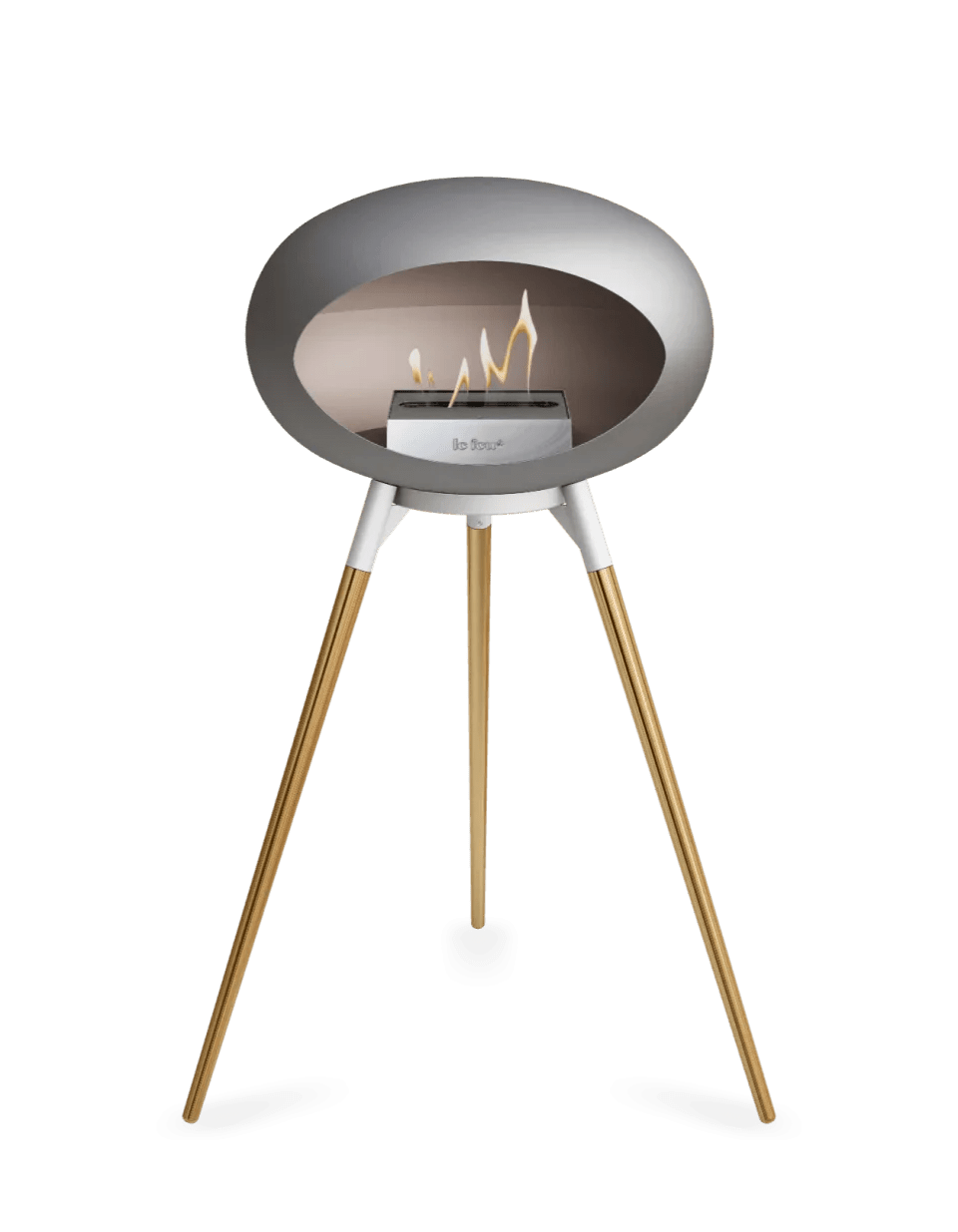 Le Feu - Dome Nickel Ground Wood High - Fireplace - Grand Alfresco