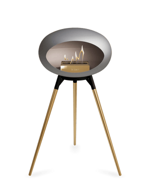 Le Feu - Dome Nickel Ground Wood High - Fireplace - Grand Alfresco