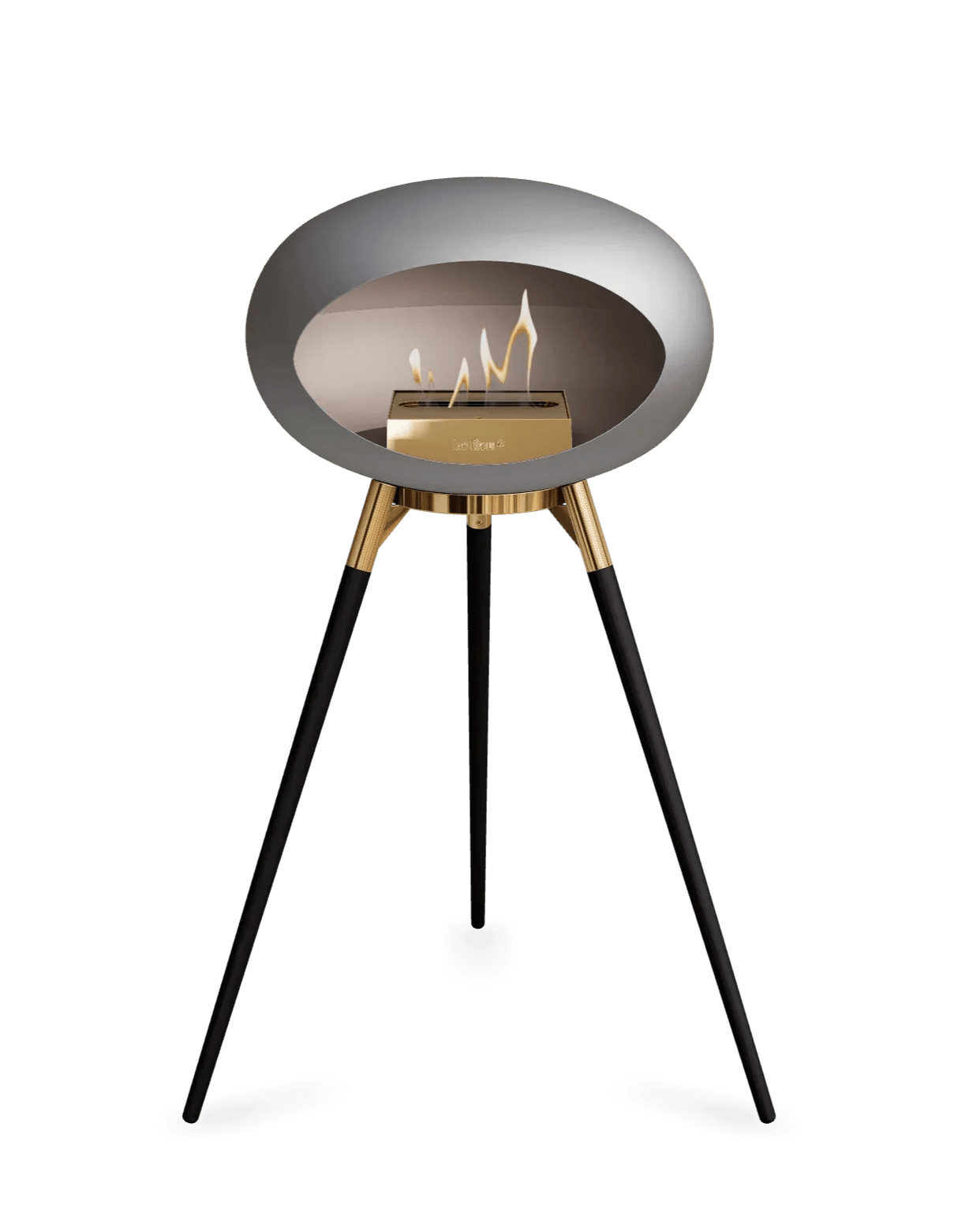 Le Feu - Dome Nickel Ground Wood High - Fireplace - Grand Alfresco