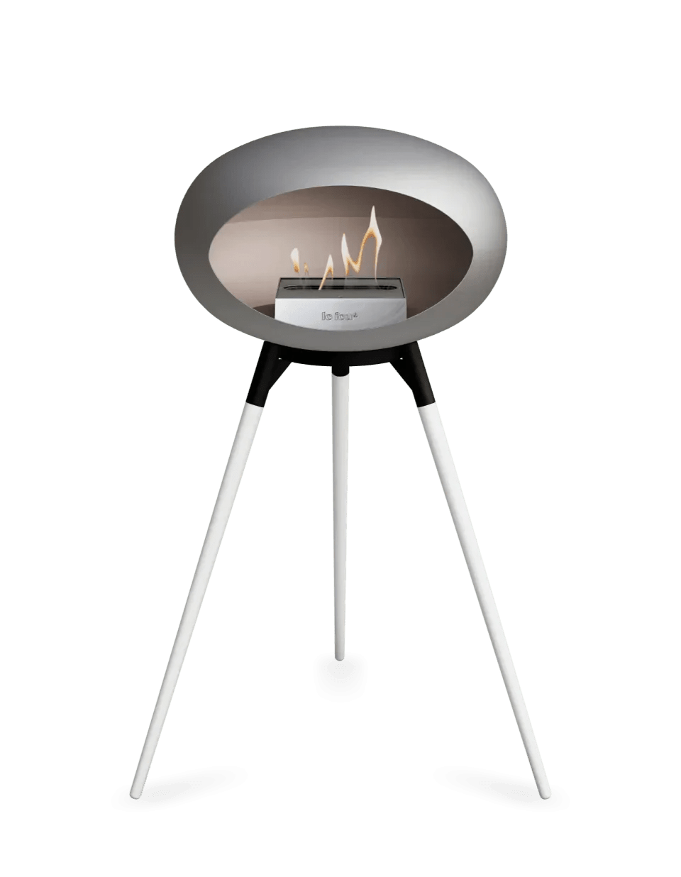 Le Feu - Dome Nickel Ground Wood High - Fireplace - Grand Alfresco