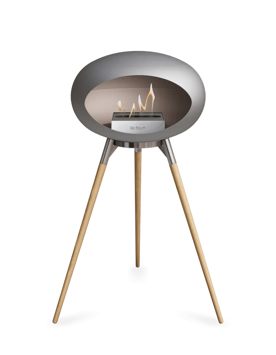 Le Feu - Dome Nickel Ground Wood High - Fireplace - Grand Alfresco