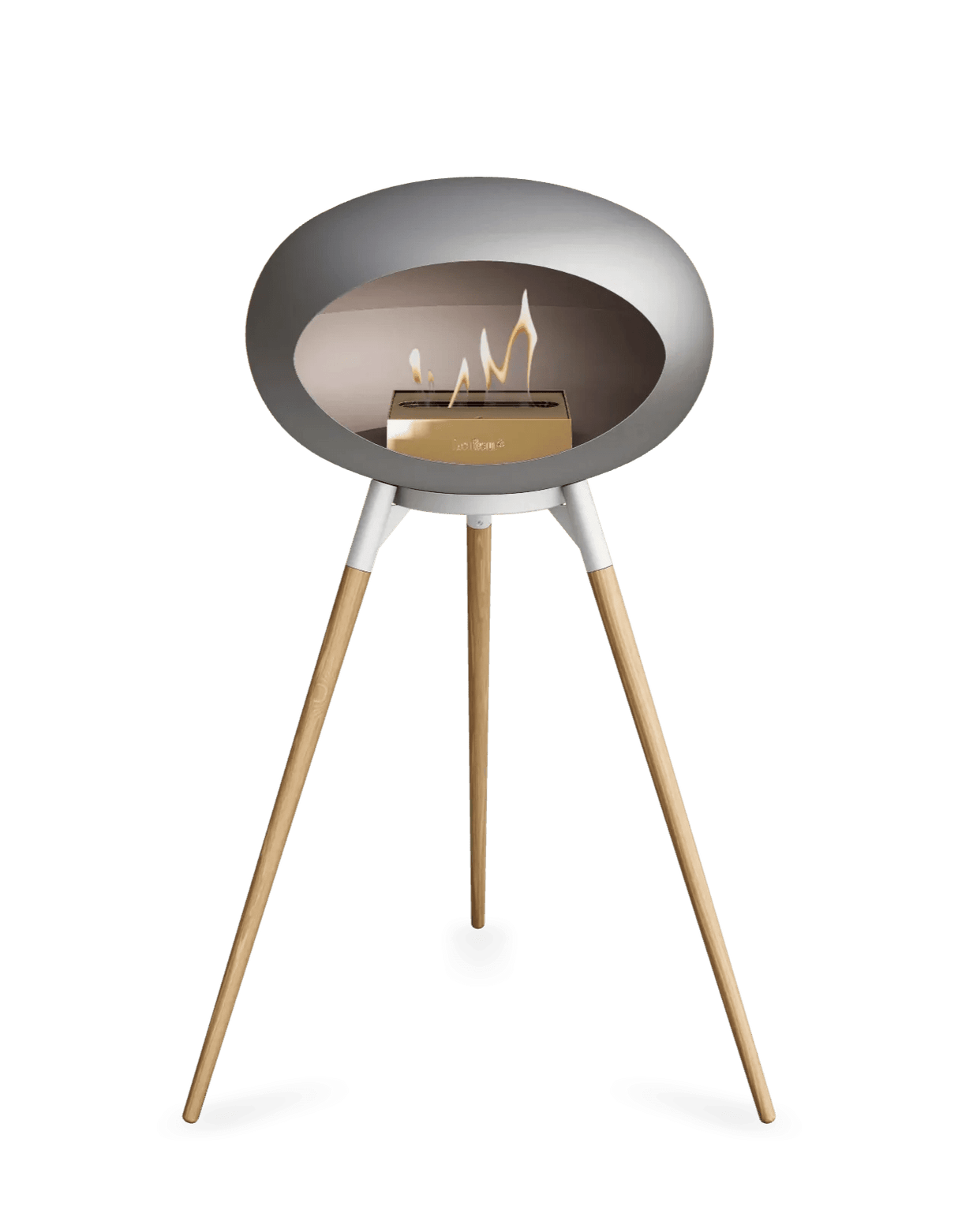 Le Feu - Dome Nickel Ground Wood High - Fireplace - Grand Alfresco