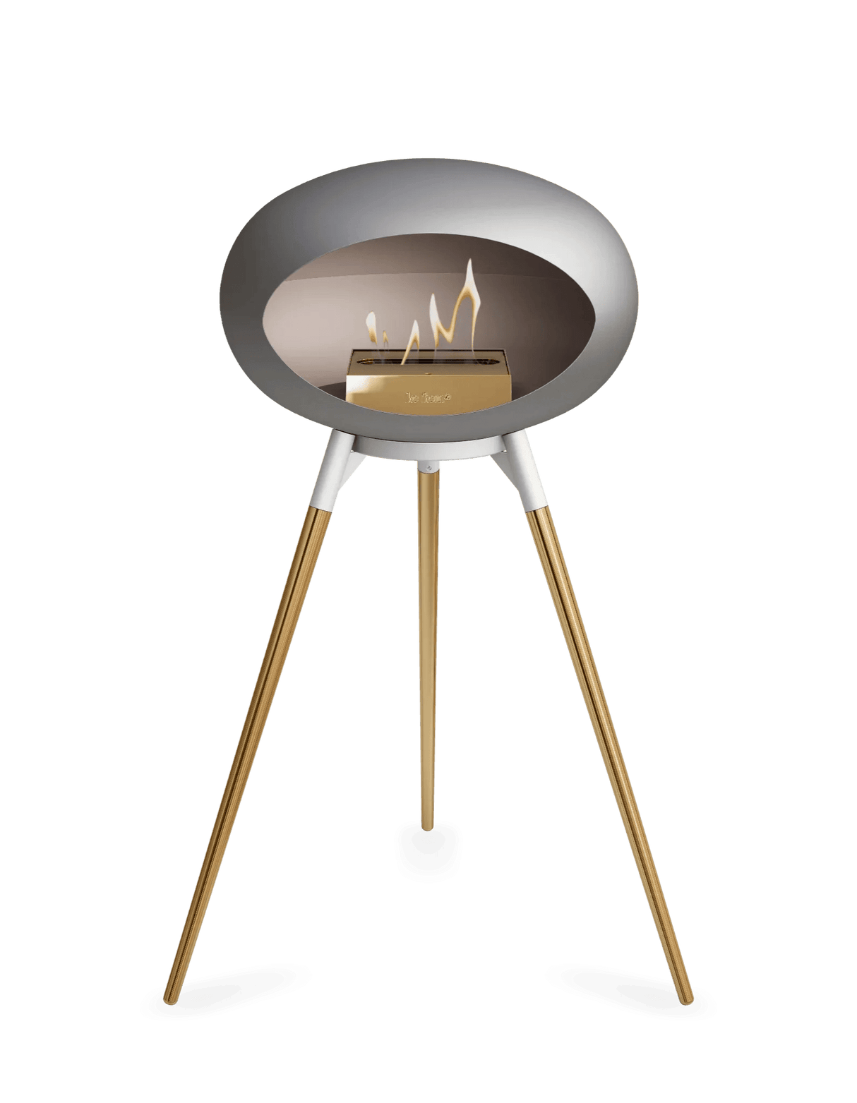 Le Feu - Dome Nickel Ground Wood High - Fireplace - Grand Alfresco