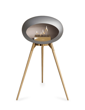 Le Feu - Dome Nickel Ground Wood High - Fireplace - Grand Alfresco