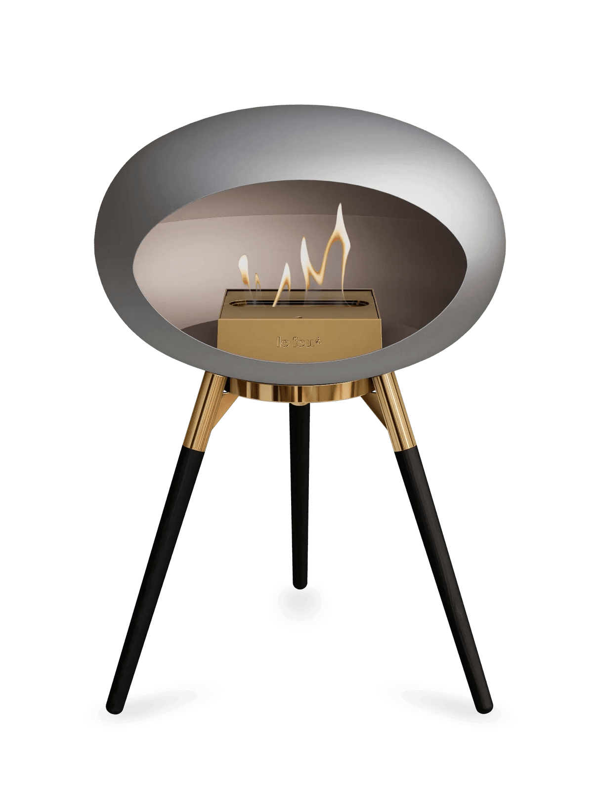 Le Feu - Dome Nickel Ground Wood Low - Fireplace - Grand Alfresco