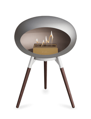 Le Feu - Dome Nickel Ground Wood Low - Fireplace - Grand Alfresco