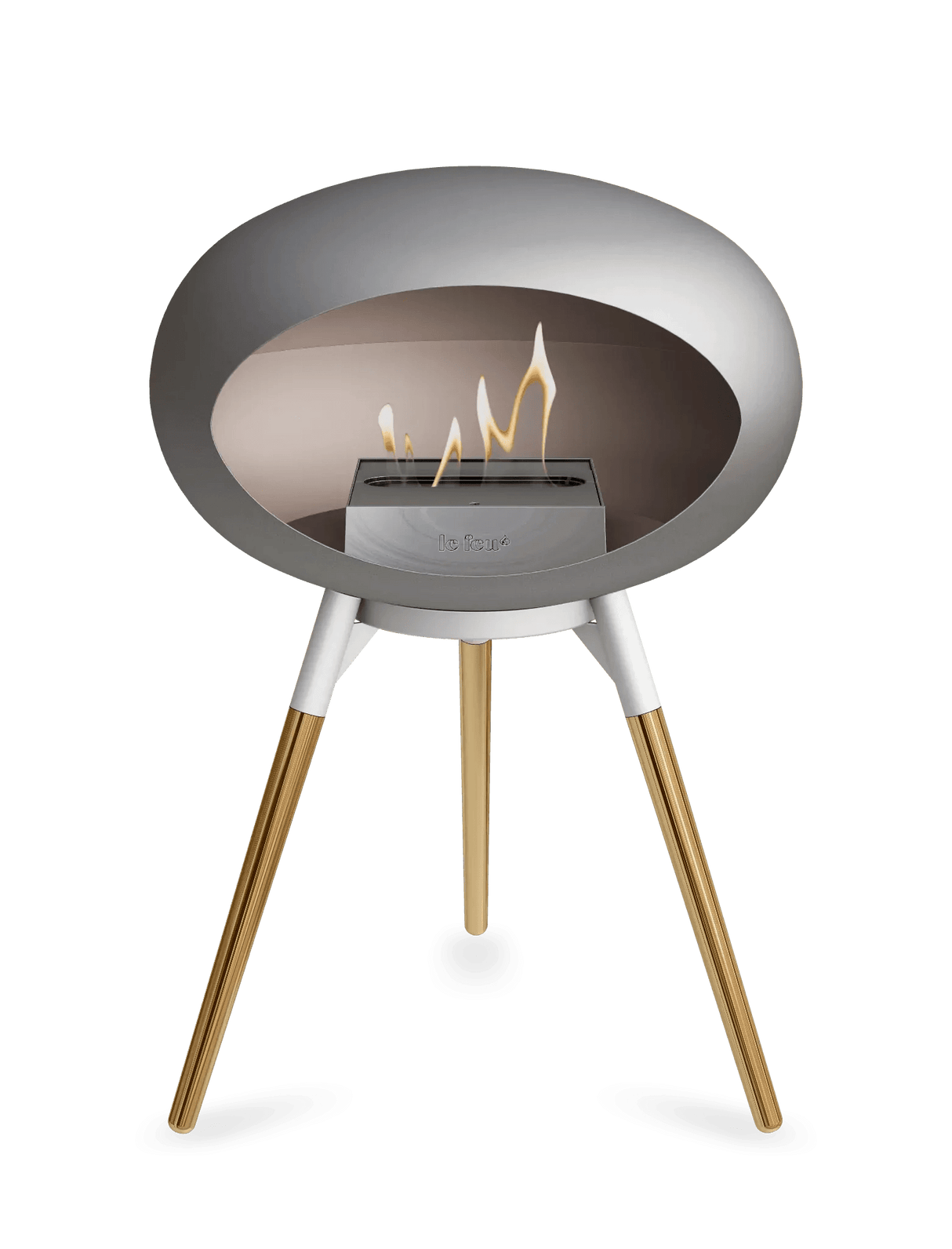 Le Feu - Dome Nickel Ground Wood Low - Fireplace - Grand Alfresco