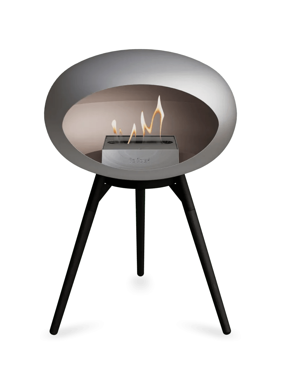 Le Feu - Dome Nickel Ground Wood Low - Fireplace - Grand Alfresco