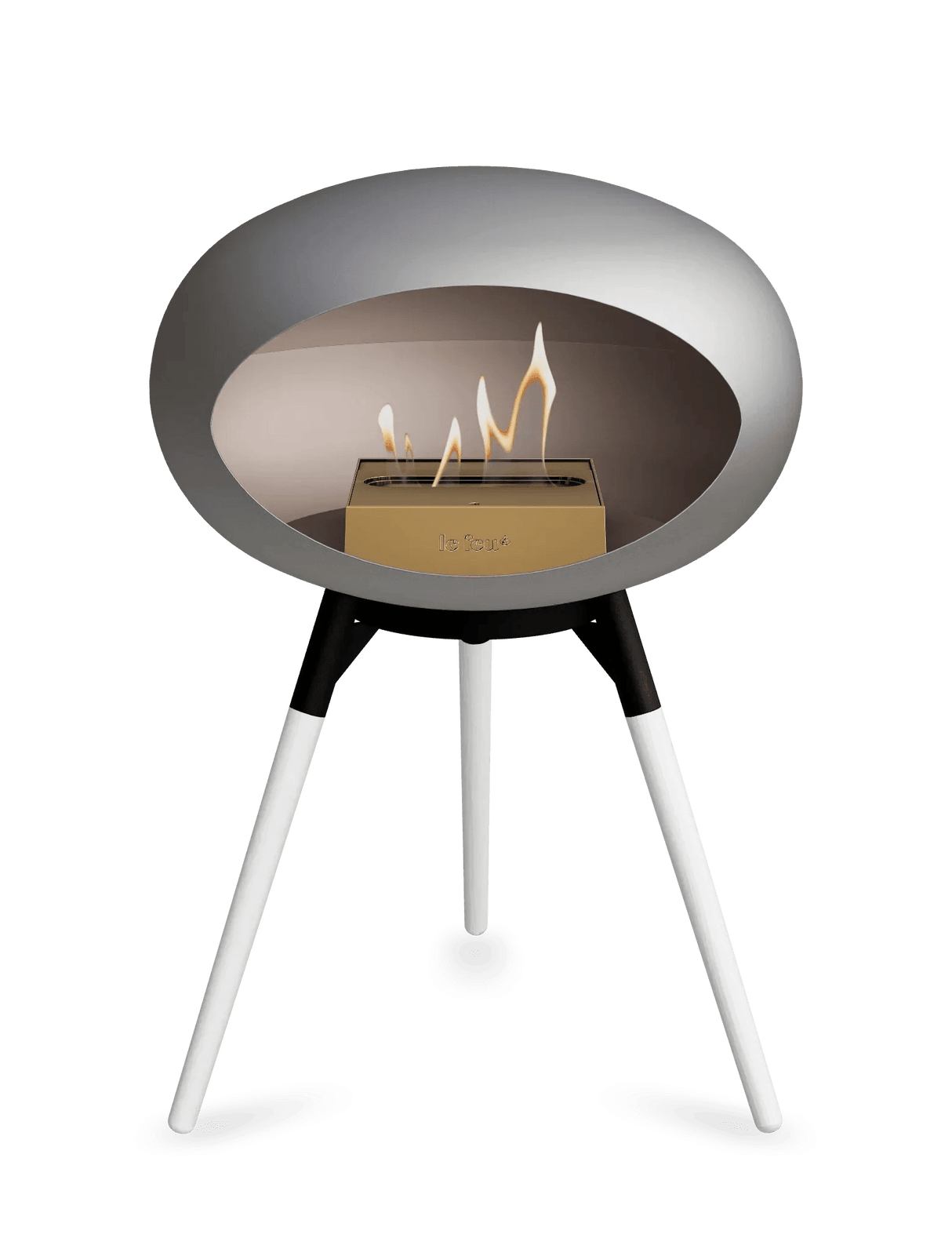 Le Feu - Dome Nickel Ground Wood Low - Fireplace - Grand Alfresco