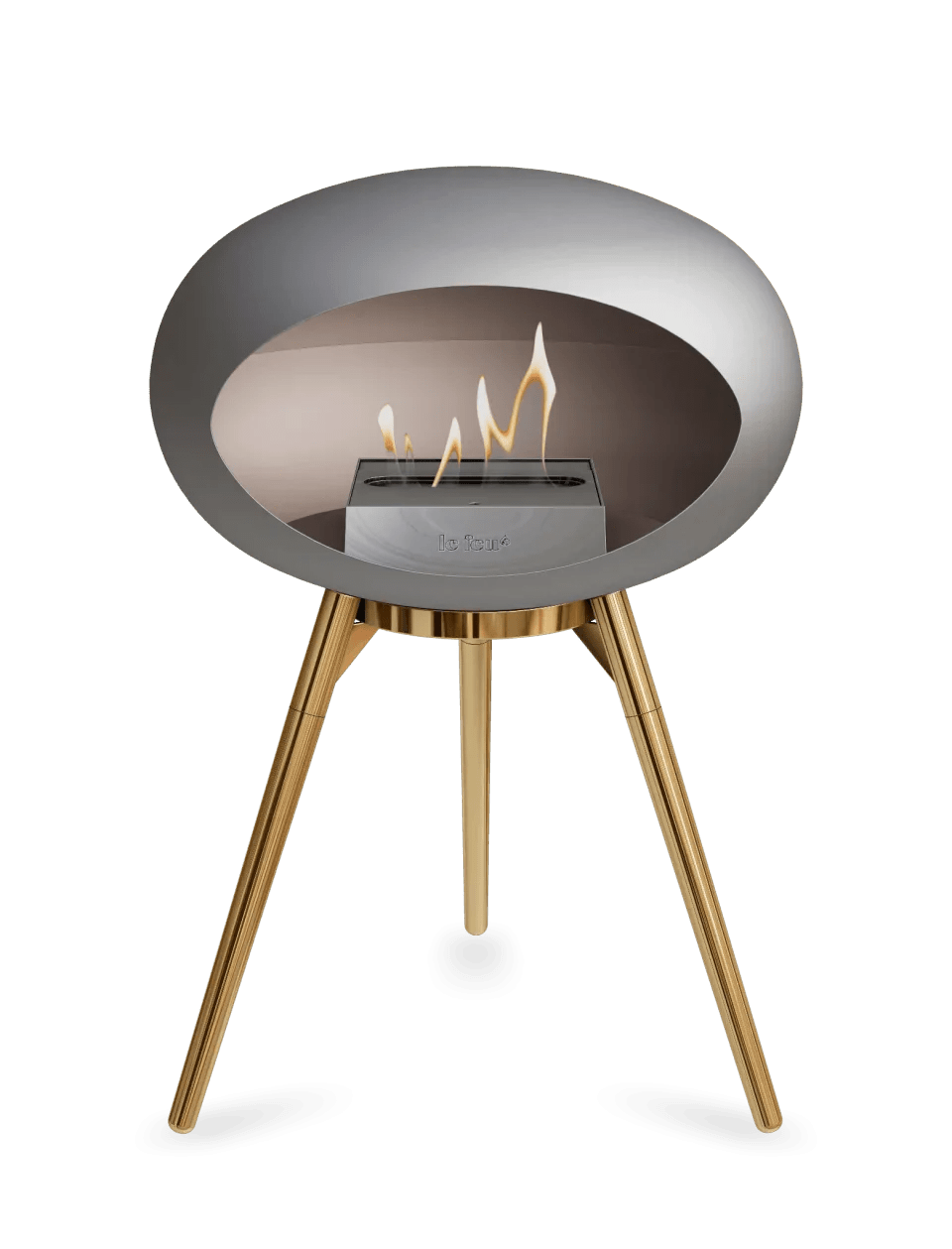 Le Feu - Dome Nickel Ground Wood Low - Fireplace - Grand Alfresco