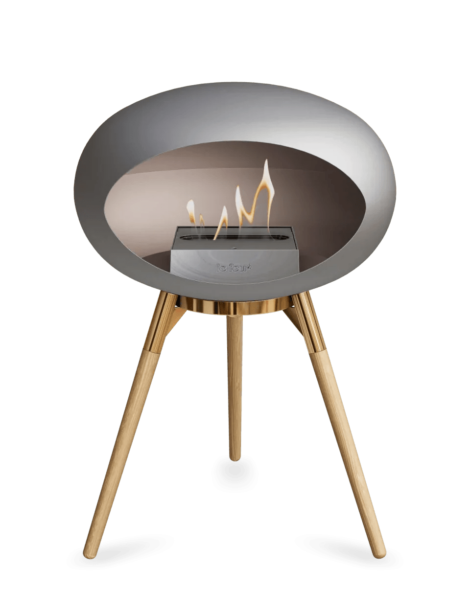 Le Feu - Dome Nickel Ground Wood Low - Fireplace - Grand Alfresco