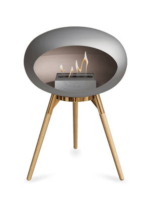 Le Feu - Dome Nickel Ground Wood Low - Fireplace - Grand Alfresco