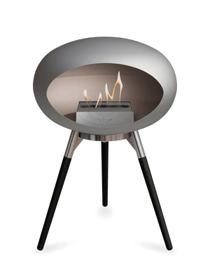 Le Feu - Dome Nickel Ground Wood Low - Fireplace - Grand Alfresco