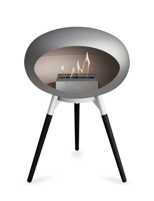 Le Feu - Dome Nickel Ground Wood Low - Fireplace - Grand Alfresco