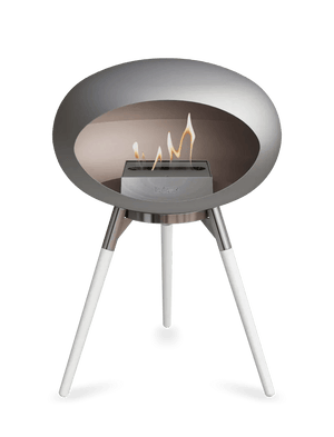 Le Feu - Dome Nickel Ground Wood Low - Fireplace - Grand Alfresco