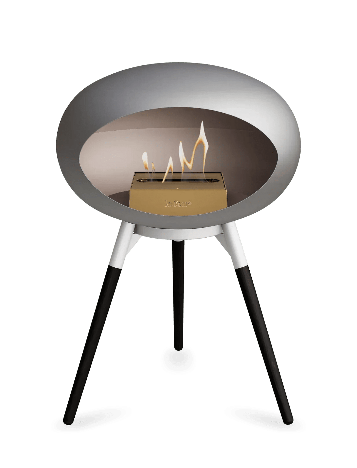 Le Feu - Dome Nickel Ground Wood Low - Fireplace - Grand Alfresco