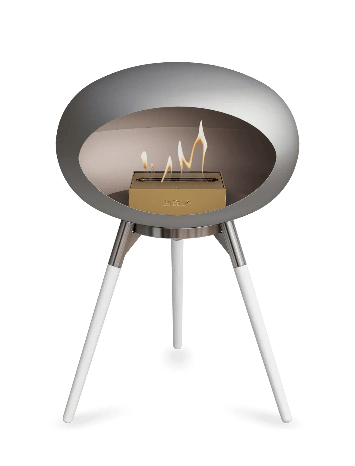 Le Feu - Dome Nickel Ground Wood Low - Fireplace - Grand Alfresco