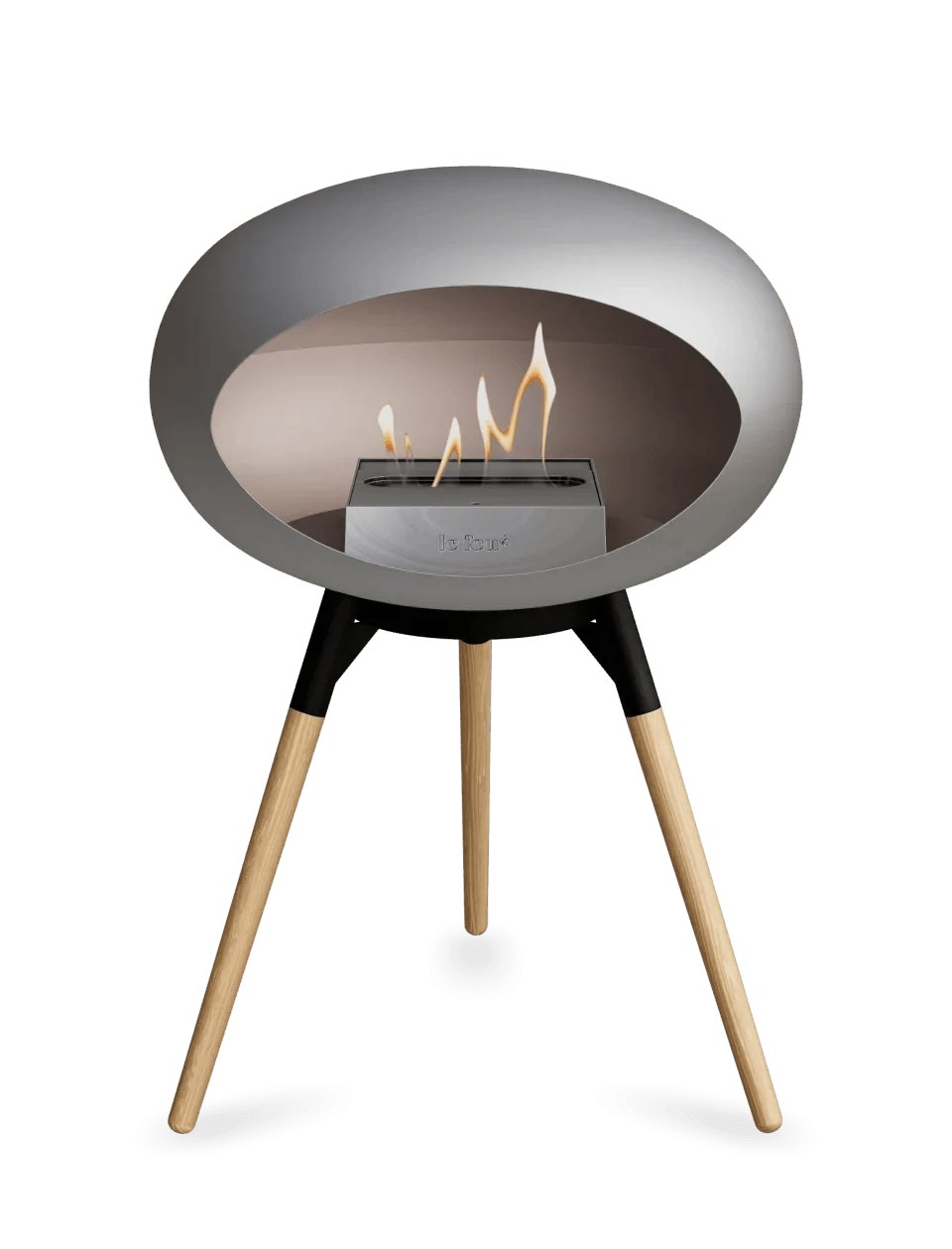 Le Feu - Dome Nickel Ground Wood Low - Fireplace - Grand Alfresco