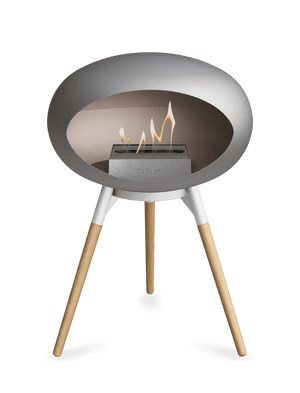 Le Feu - Dome Nickel Ground Wood Low - Fireplace - Grand Alfresco