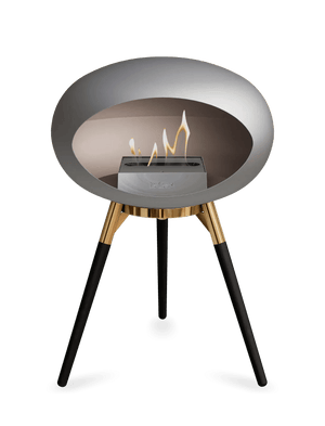 Le Feu - Dome Nickel Ground Wood Low - Fireplace - Grand Alfresco