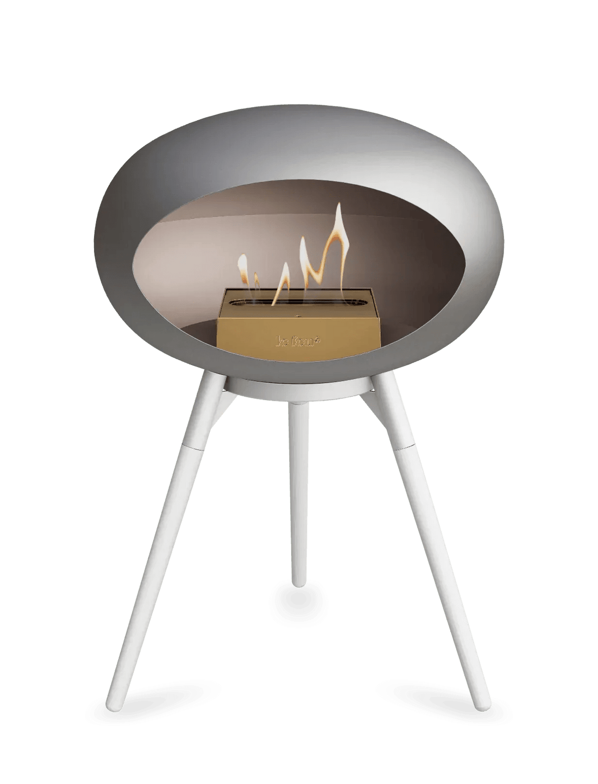 Le Feu - Dome Nickel Ground Wood Low - Fireplace - Grand Alfresco