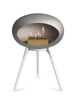 Le Feu - Dome Nickel Ground Wood Low - Fireplace - Grand Alfresco