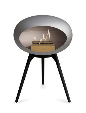 Le Feu - Dome Nickel Ground Wood Low - Fireplace - Grand Alfresco