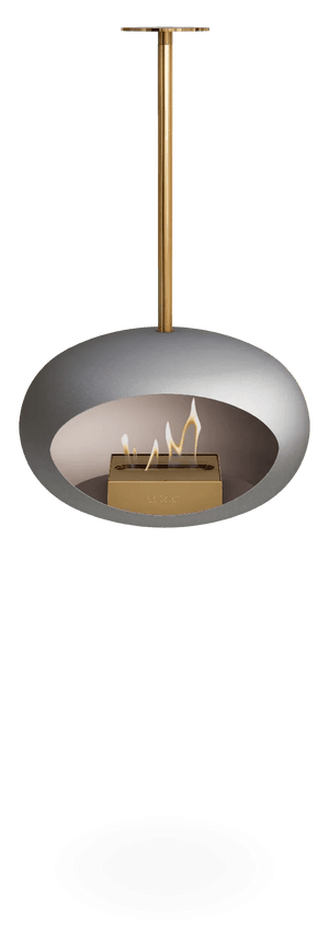 Le Feu - Dome Nickel Sky Indoor/Outdoor - Fireplace - Grand Alfresco