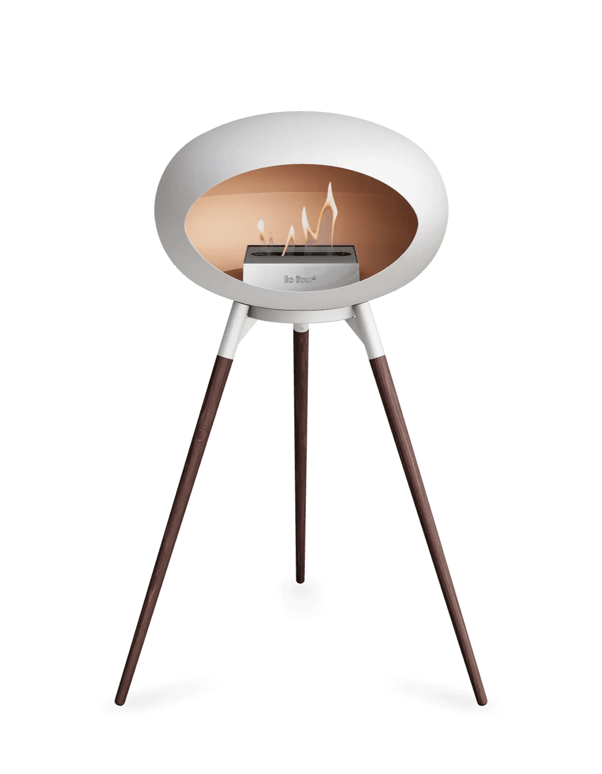 Le Feu - Dome White Ground Wood High - Fireplace - Grand Alfresco