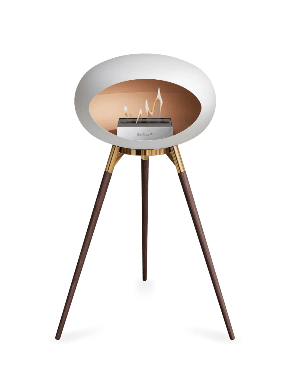 Le Feu - Dome White Ground Wood High - Fireplace - Grand Alfresco