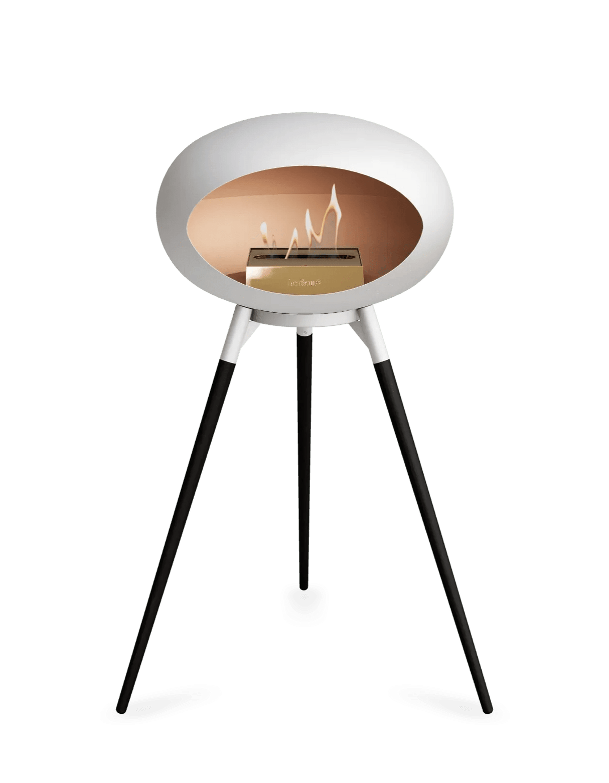 Le Feu - Dome White Ground Wood High - Fireplace - Grand Alfresco