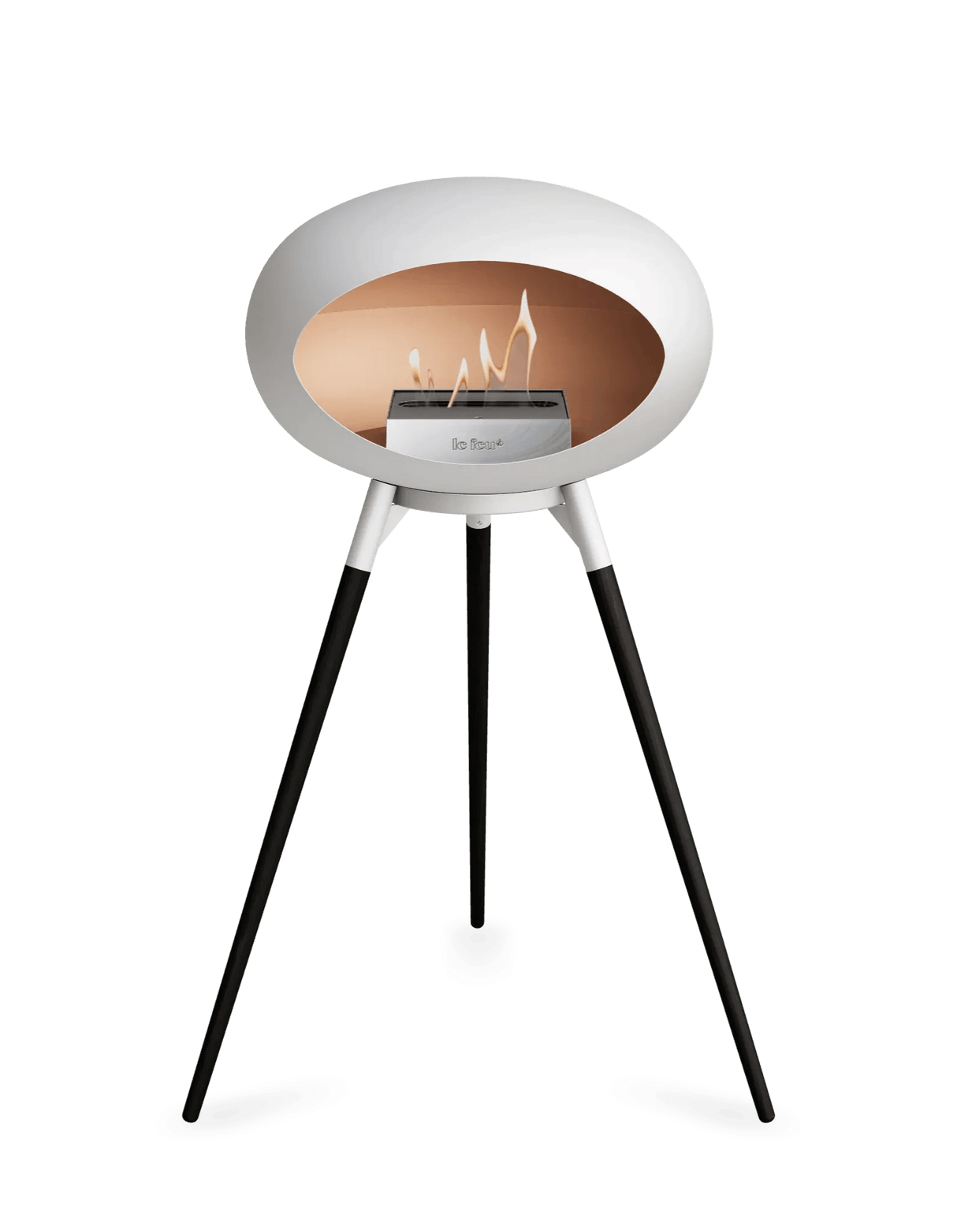 Le Feu - Dome White Ground Wood High - Fireplace - Grand Alfresco