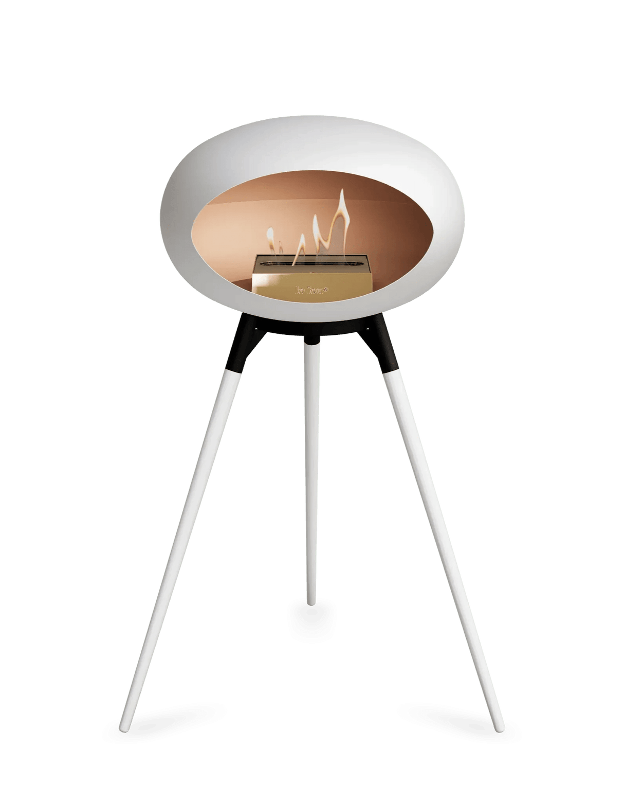 Le Feu - Dome White Ground Wood High - Fireplace - Grand Alfresco