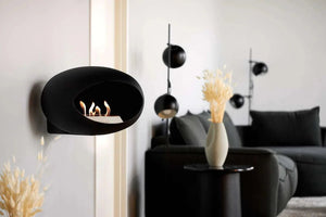 Le Feu - Wall Black Indoor/Outdoor - Fireplace - Grand Alfresco