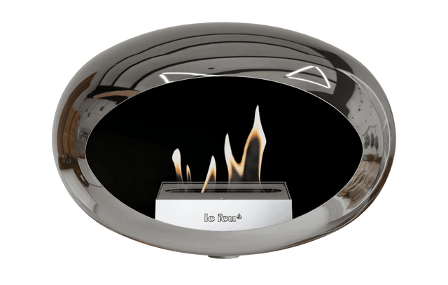 Le Feu - Wall Chromed Silver Indoor/Outdoor - Fireplace - Grand Alfresco